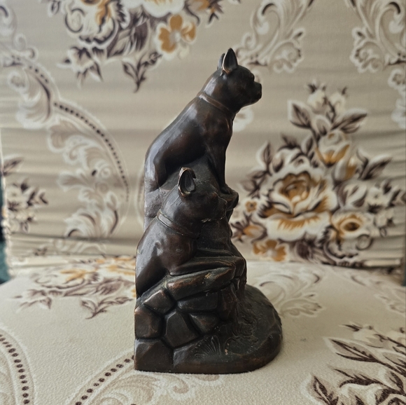 Antique Bronze Boston Terrier Bookends *READ DESCRIPTION* - Picture 6 of 14